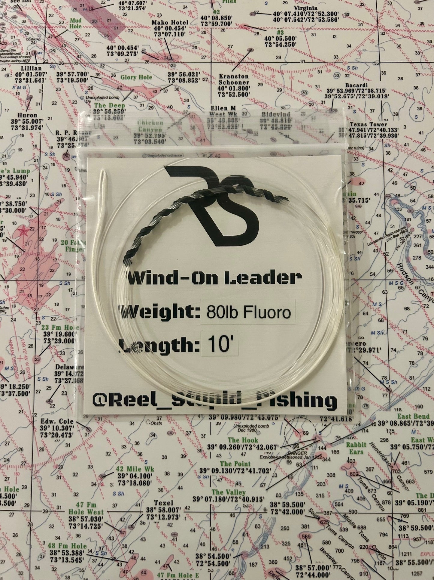 10' Fluorocarbon 80lb