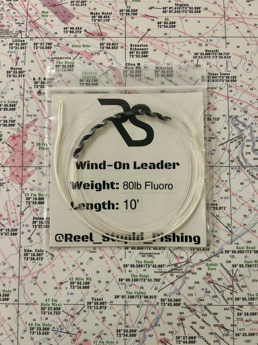 10' Fluorocarbon 80lb